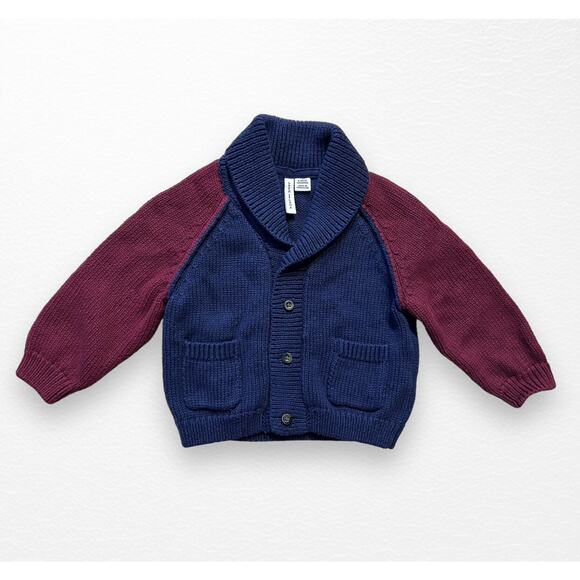 Janie and Jack Shawl Collar Cardigan, 6-12 Months - Picture 3 of 6